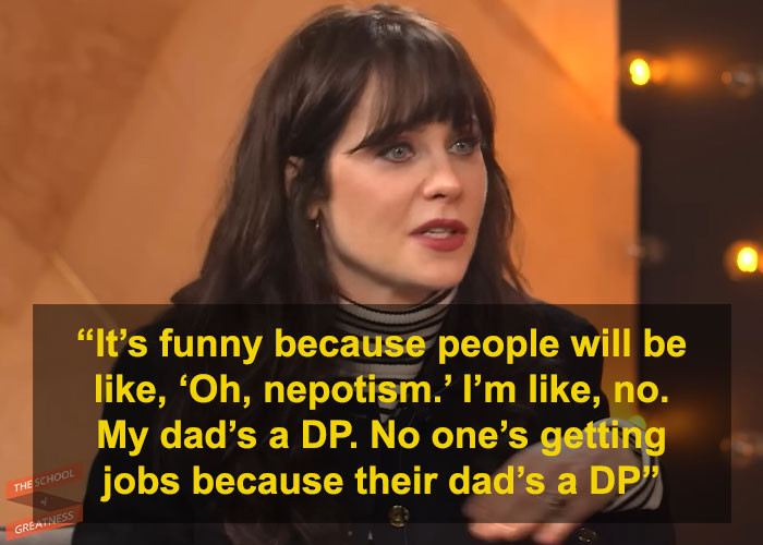 People Fume Over Zooey Deschanel Denying She’s A Nepo Baby