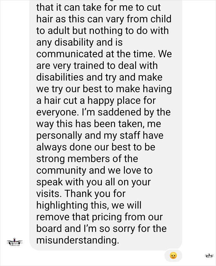 Netizens Bash This Barber For Upcharging Kids With Special Needs, He Says It’s A Misunderstanding