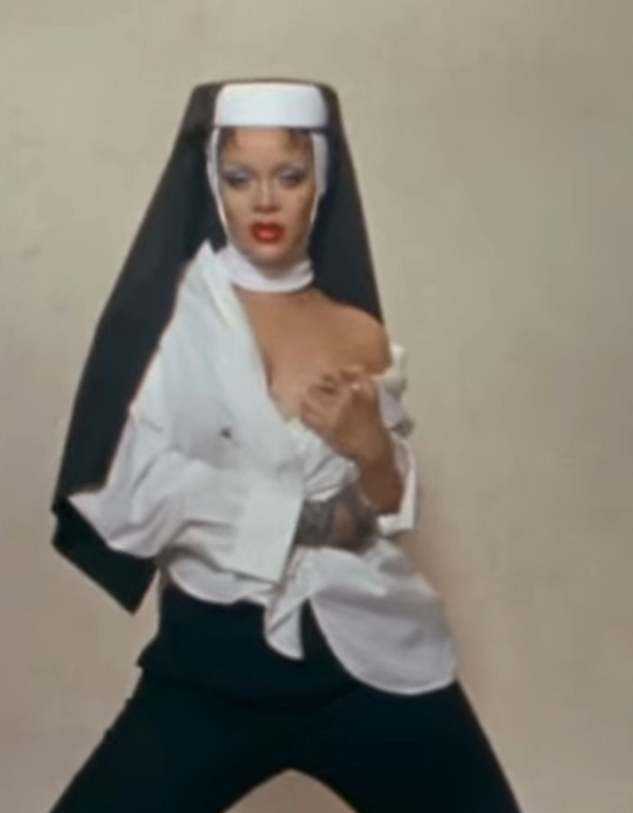 Rihanna’s X-Rated Nun Photoshoot Blasted As “Religious Mockery”