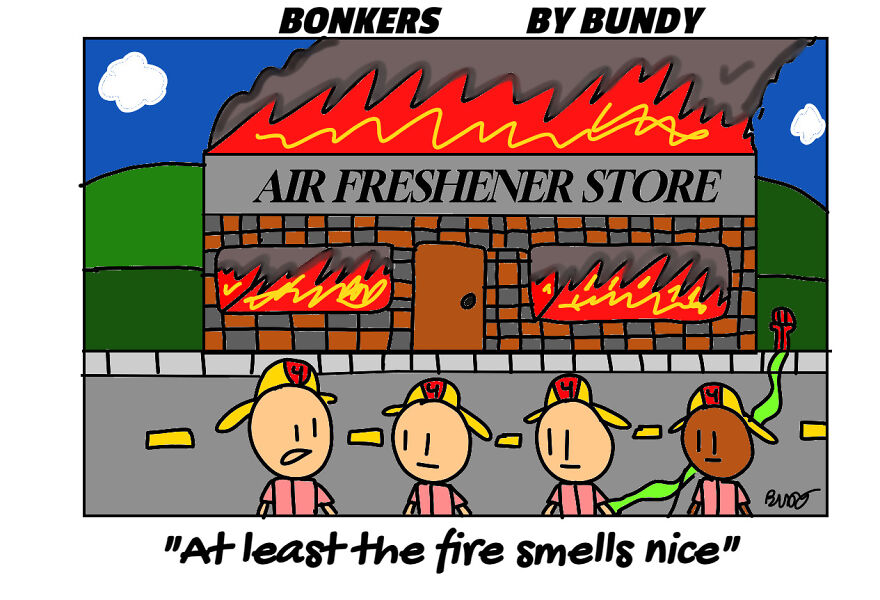 Uh Oh, The Air Freshener Store Is On Fire