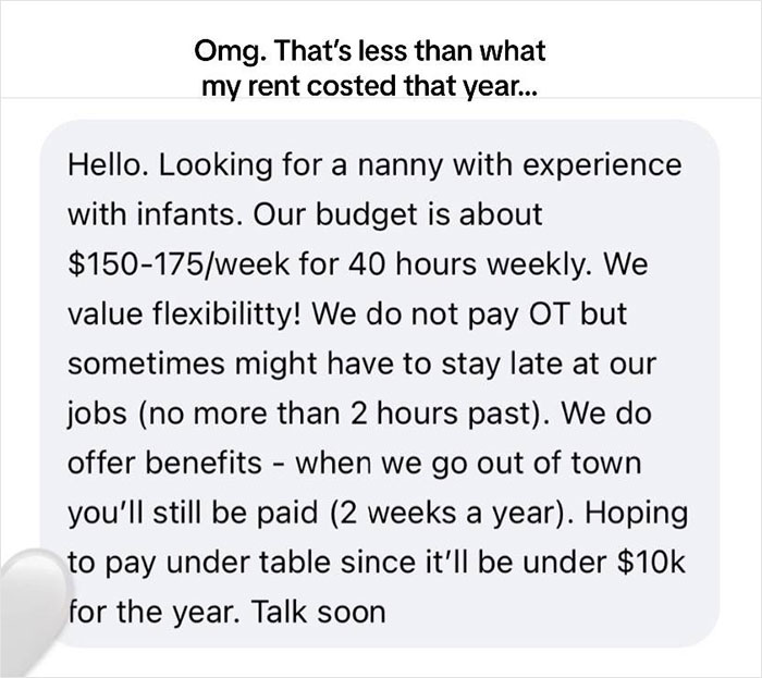 Nanny Shares Screenshots Of The Most Entitled Things Parents Have Asked For And Goes Viral Nanny Shares Screenshots Of The Most Entitled Things Parents Have Asked For And Goes Viral