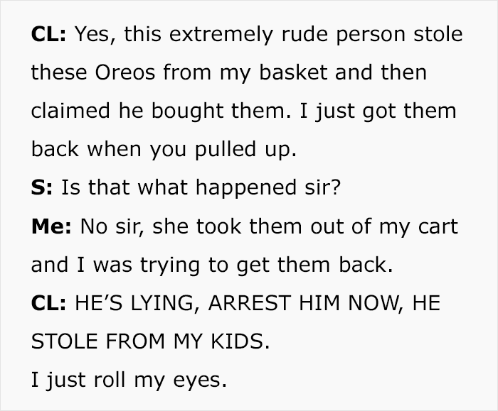 Entitled Mom Steals ‘Golden Double Stuff’ Oreo Pack From Man’s Cart In Parking Lot, Drama Ensues Entitled Mom Steals ‘Golden Double Stuff’ Oreo Pack From Man’s Cart In Parking Lot, Drama Ensues
