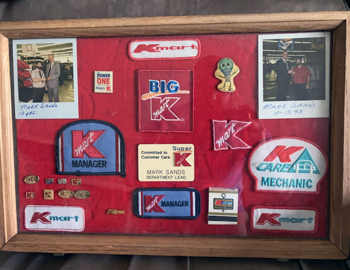 My Dad Passed Away Last Year, And I Was Finally Able To Gather All Of This And Make This Tribute To His 37-Year Career At Kmart