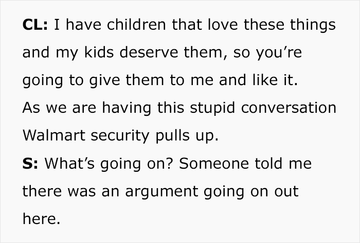 Entitled Mom Steals ‘Golden Double Stuff’ Oreo Pack From Man’s Cart In Parking Lot, Drama Ensues Entitled Mom Steals ‘Golden Double Stuff’ Oreo Pack From Man’s Cart In Parking Lot, Drama Ensues