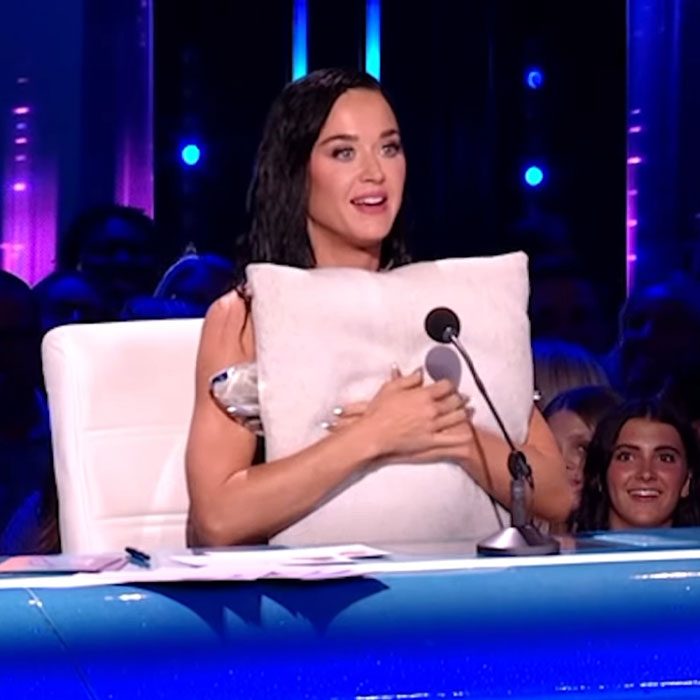 "Ratings, Here We Come": Katy Perry Holds Pillow And Hides Under Desk During Wardrobe Malfunction On Live Show
