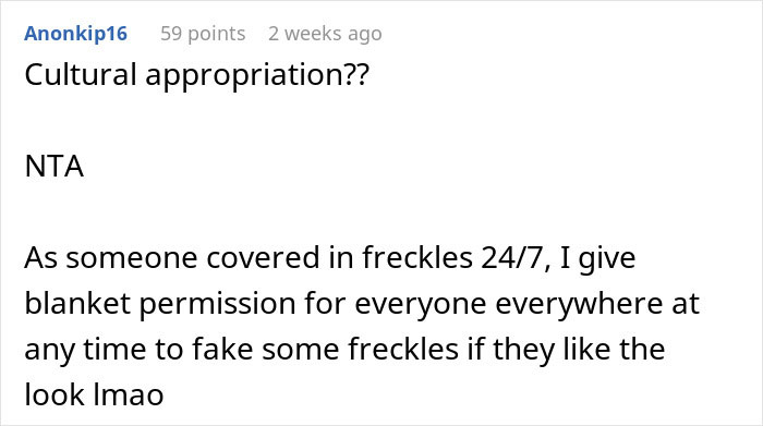 Woman Misses Her Freckles So She Paints Them On, Gets Called Out For 'Cultural Appropriation'