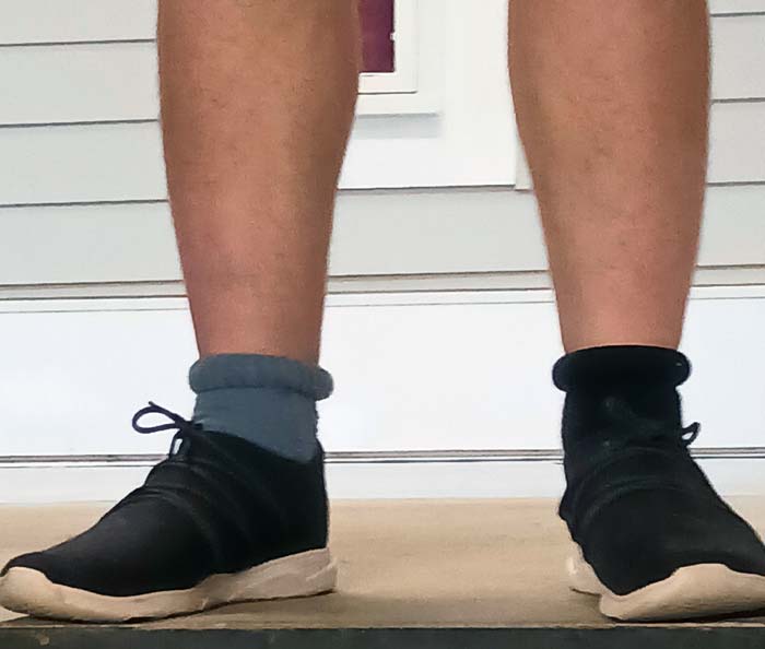 How My Boyfriend Wears His Socks. They Didn't Roll Down On Their Own, He Intentionally Does This
