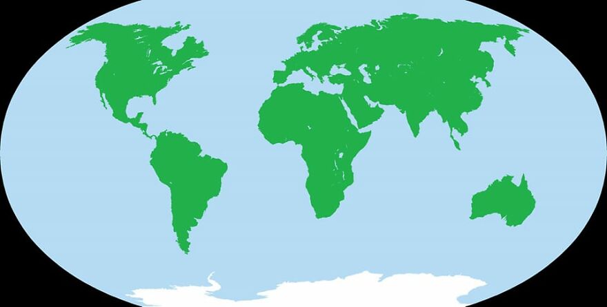 A Map Of The World Without Islands