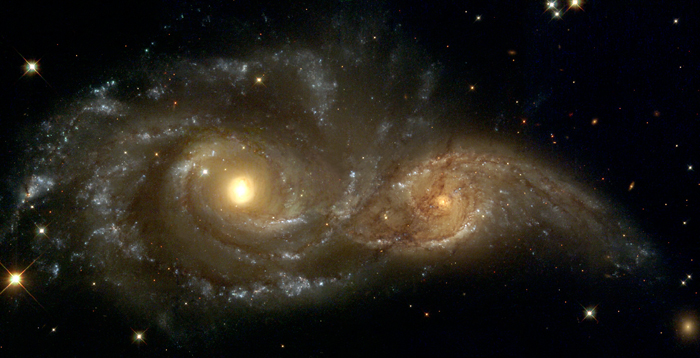 NGC 2207 and IC 2163