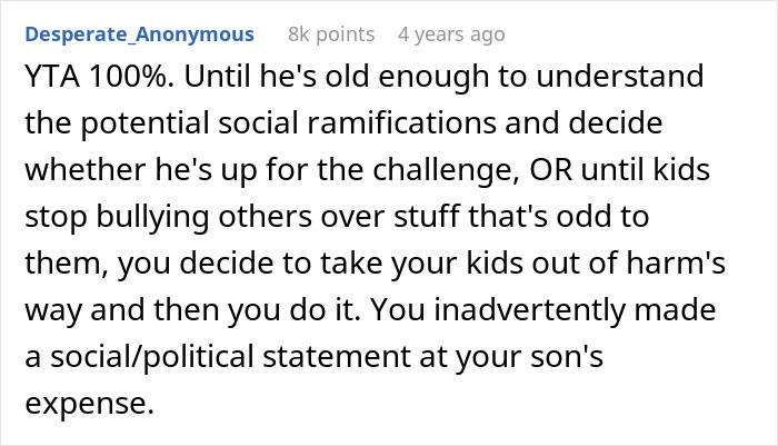 Son Is Sent Back From School Because His Dress Was Too Distracting, Husband Faces Backlash Son Is Sent Back From School Because His Dress Was Too Distracting, Husband Faces Backlash