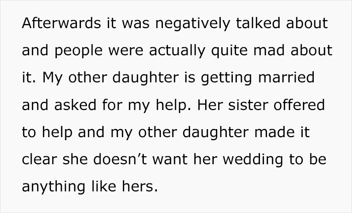 Parent Reveals To Their Daughter That The Guests Hated Her Wedding, She Doesn’t Take It Well