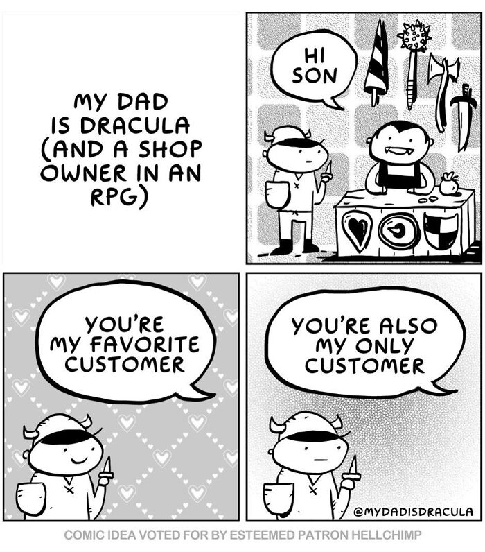 Bite-Sized Laughs: Inside The World Of My Dad Is Dracula Comics