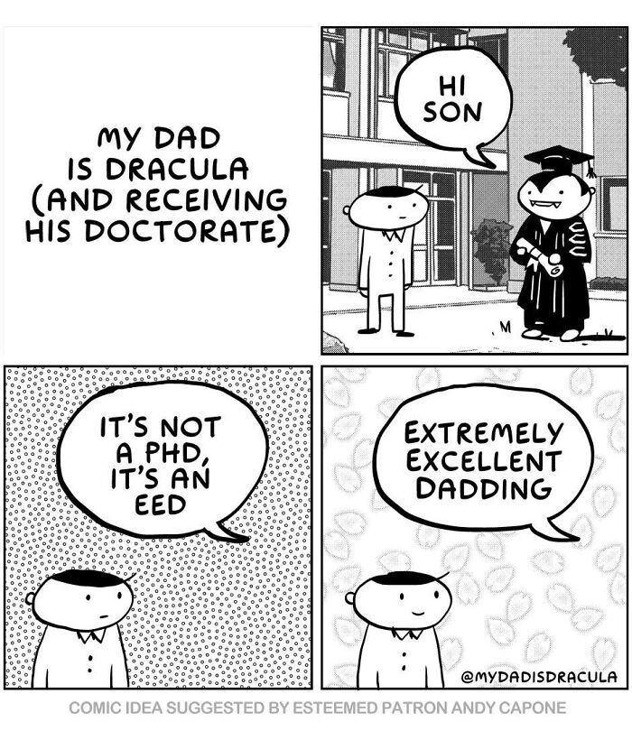 Bite-Sized Laughs: Inside The World Of My Dad Is Dracula Comics