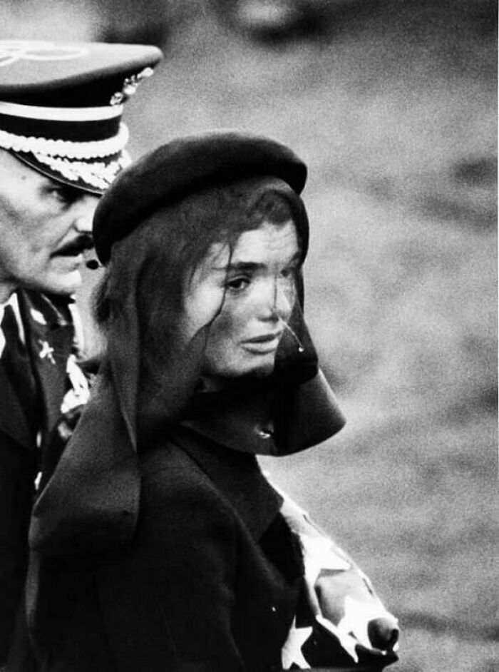 Jackie Kennedy At Her Husband's Funeral, 1963