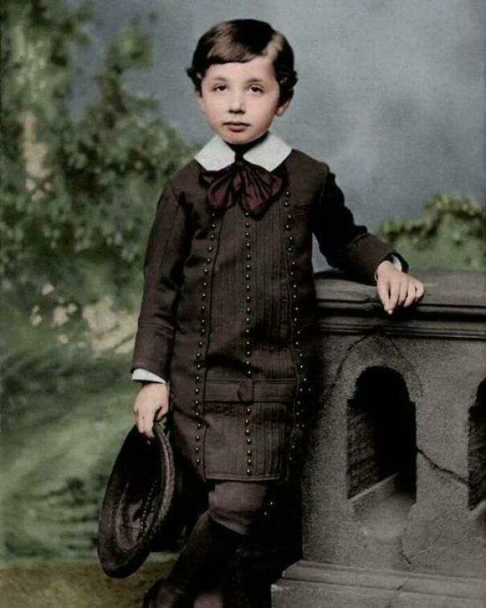 Five-Year-Old Albert Einstein, 1884