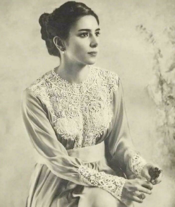 Dama de la alta sociedad en el Imperio Otomano, 1900
