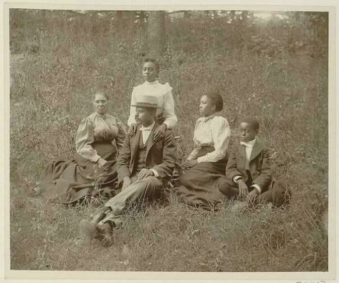 Portrait Of A Family. Georgia, USA, Circa 1900