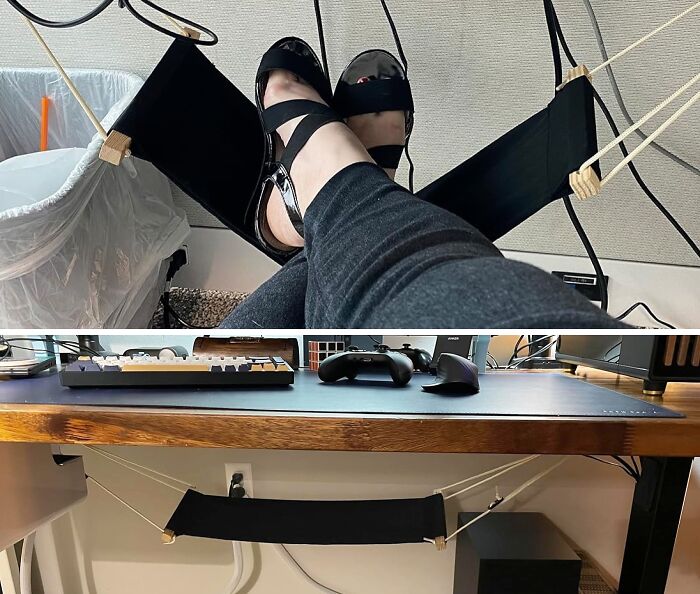 Kick Back & Relax With Adjustable Under Desk Office Foot Rest Because Your Feet Deserve A Treat!