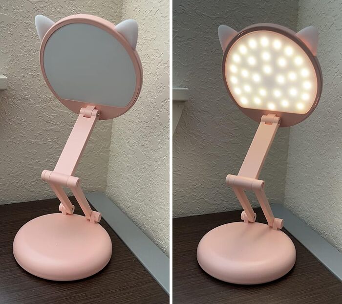 Brighten Up Your Workspace With A Cute Foldable Desk Lamp: Compact, Portable, And Adorable