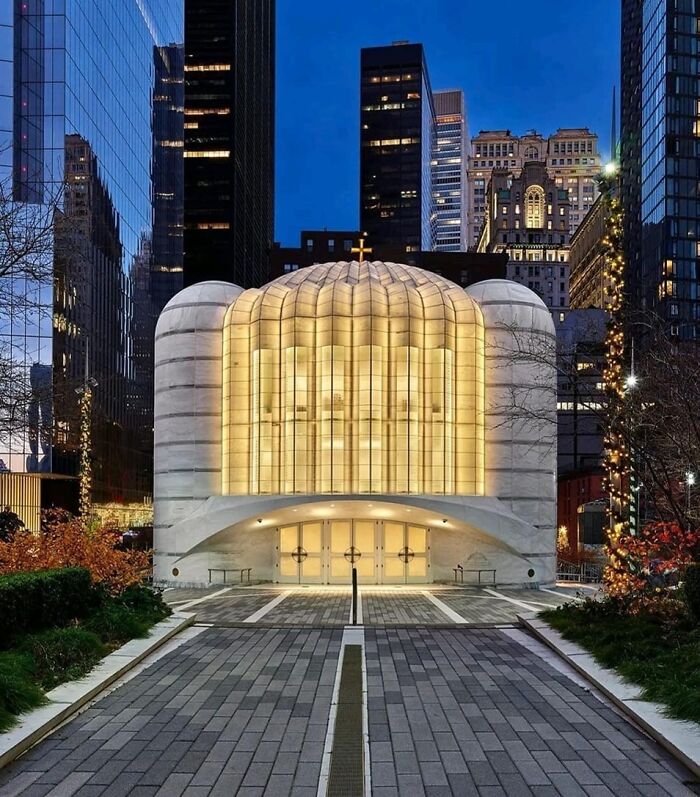 This Is The New Greek Orthodox Church In Lower Manhattan Designed By Santiago Calatrava