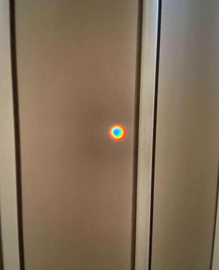 The Sun Coming Through My Door Peephole