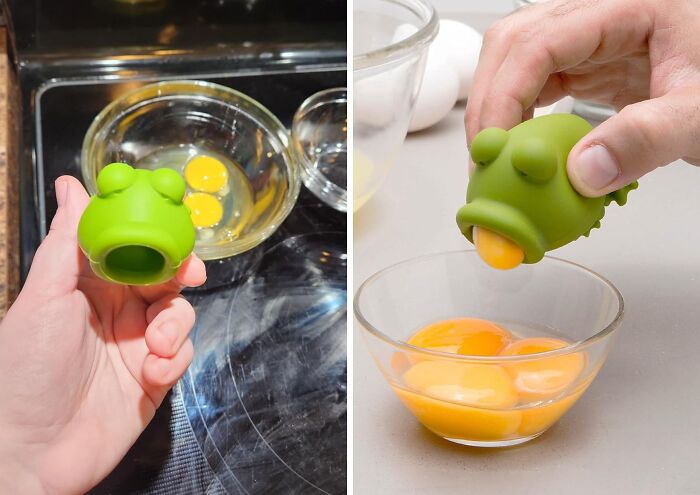 Easily Separate Egg Whites With A Silicone Egg Separator: Mess-Free And Convenient For Baking And Cooking
