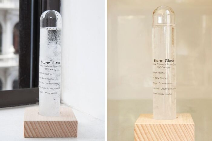 Predict The Weather In Style With A Storm Glass: Watch As Crystals Form To Indicate Changing Atmospheric Conditions