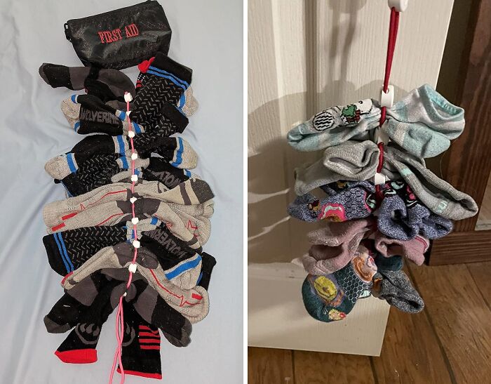 Keep Your Socks Neat And Tidy With A Sock Organization Tool: Say Goodbye To Mismatched Pairs And Cluttered Drawers
