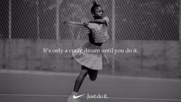 Solo es un sueño loco hasta que lo consigues: anuncio de Nike con una joven Serena Williams