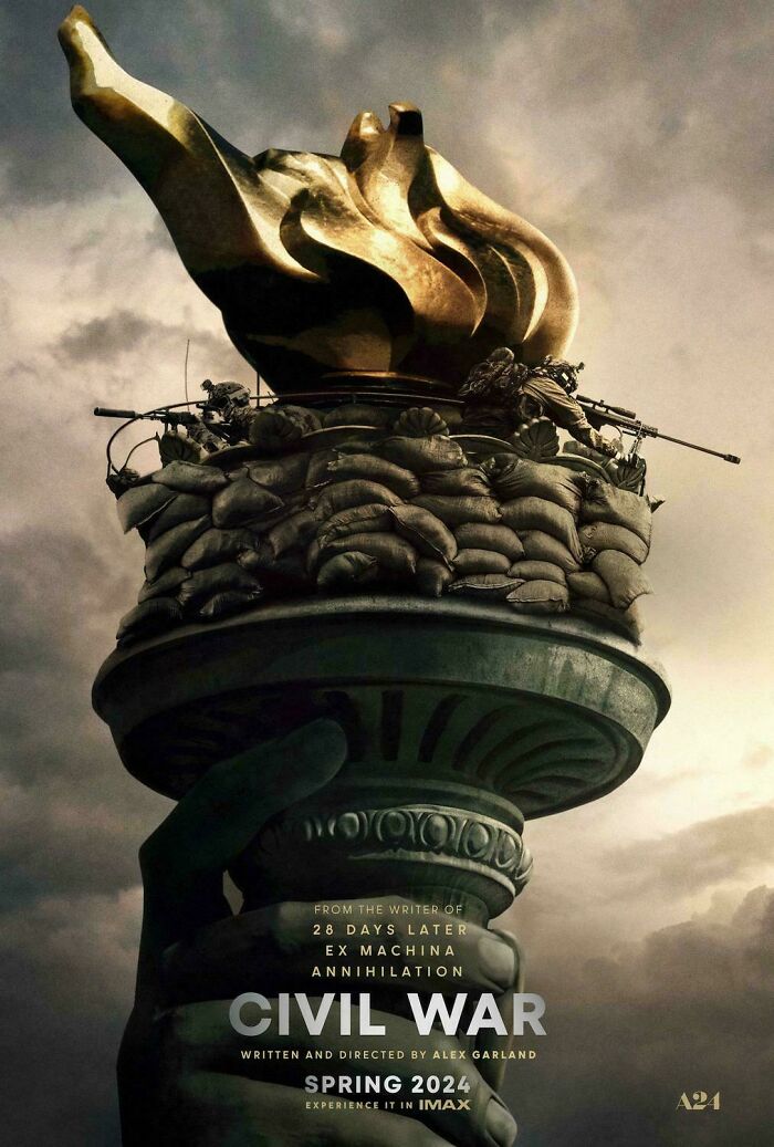 Movie Poster For "Civil War" (2024)