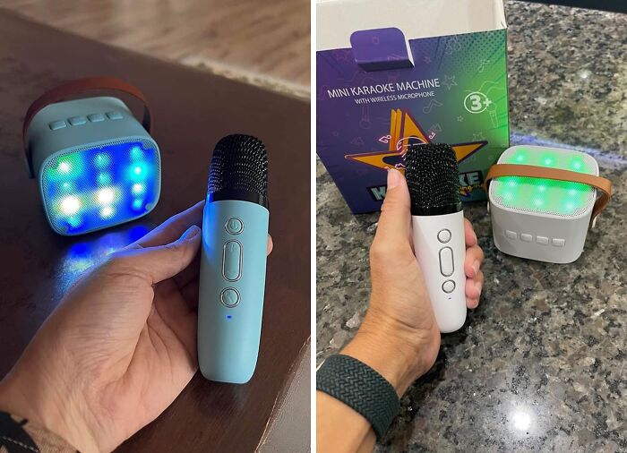 Tired Of The 'Frozen' Soundtrack? Let Them Put On Their Own Twisted Concert With This Mini Karaoke Machine