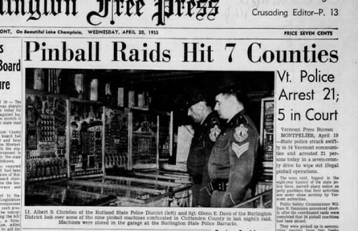 🕹️ Pinball Raids Hit 7 Counties (1955)
#newtechnology #techblogger #techies #techgadgets #artificialintelligence #technologythesedays #technews #techlover #technologyrocks #techtrends