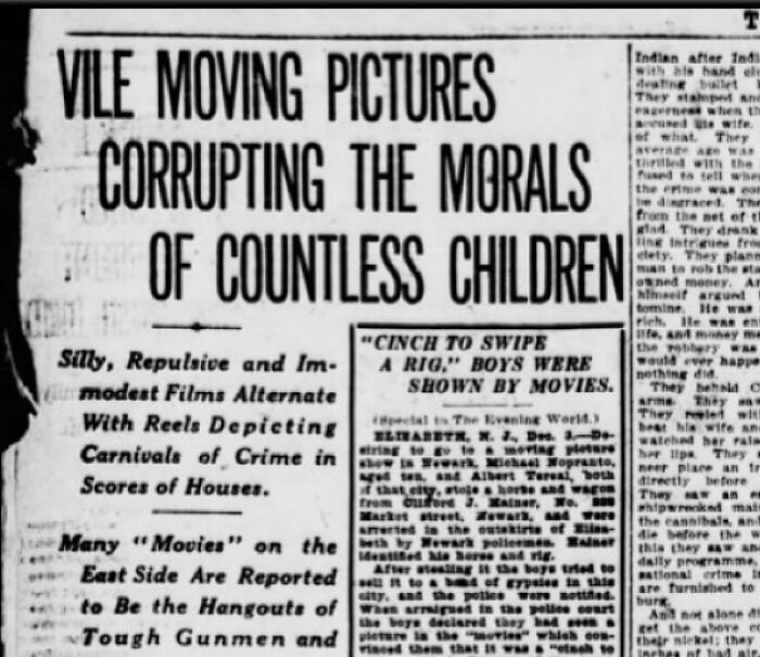 Don’t Let Your Kids Watch Movies This Christmas, You Will Ruin Them (1905)