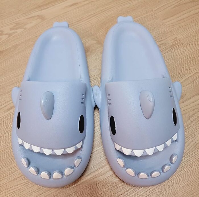 Step Into Comfort And Fun With Shark Slides Slippers: Enjoy Cozy Feet With A Playful Twist