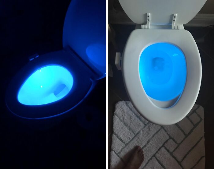 Illuminate Your Loo: Motion-Activated Toilet Night Light For A Brighter Bathroom!
