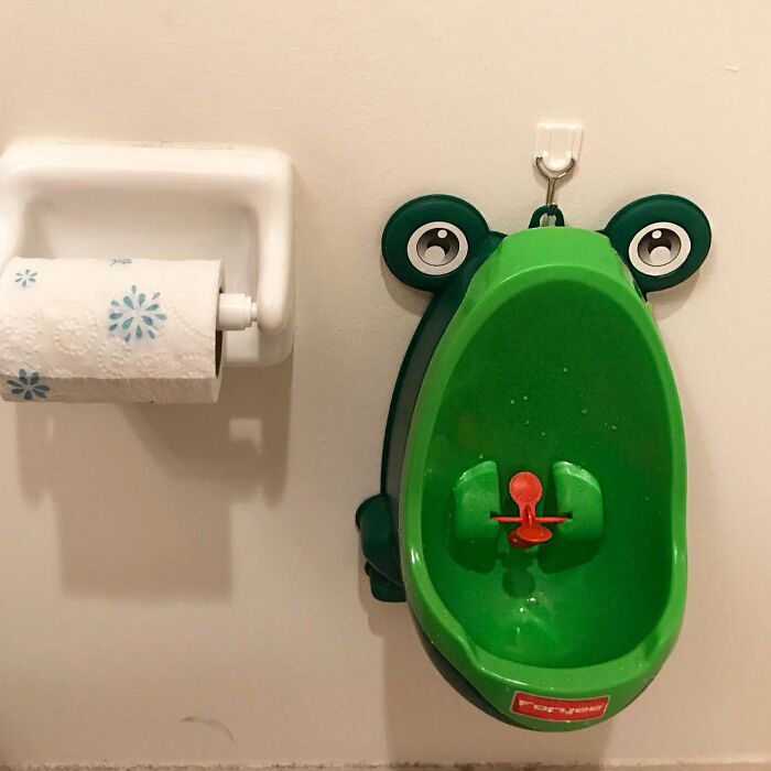 Hop To It With Fun Froggy Potty Training Urinal That Turns Aim Into A Game