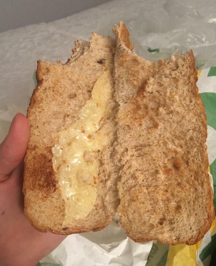 Grilled Cheese From Subway In NYC