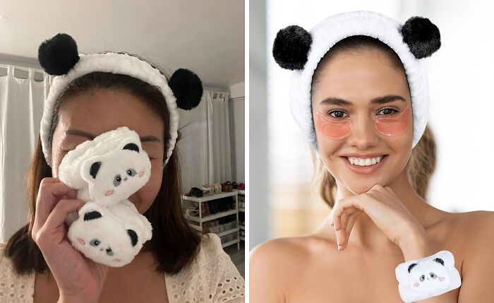  Fuzzy Panda Headband: Un-bear-ably Cute Skincare
