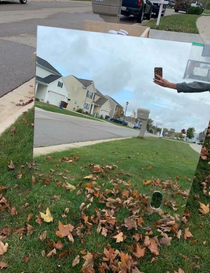 Found On Local Marketplace, Looks Like A Painting Of A Neighborhood At First Glance