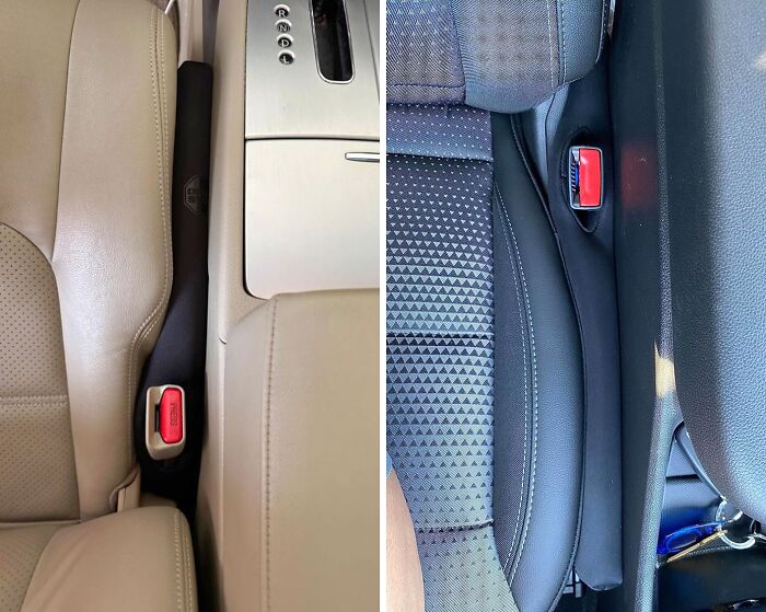 Wave Bye To The 'Car Seat Black Hole' With The Genius Drop Stop Gap Filler