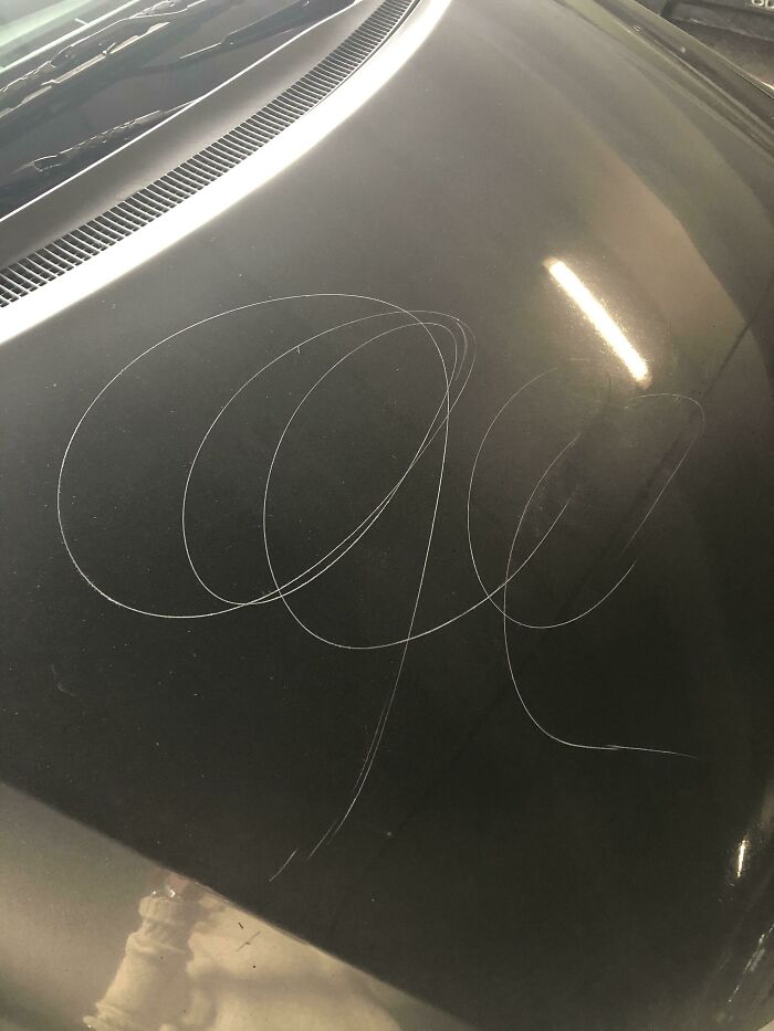 I Know This Might Be Impossible But Some Punks Keyed My Moms Car Last Night. Any Ideas On How I Can Fix This For Her? Money Is Really Tight