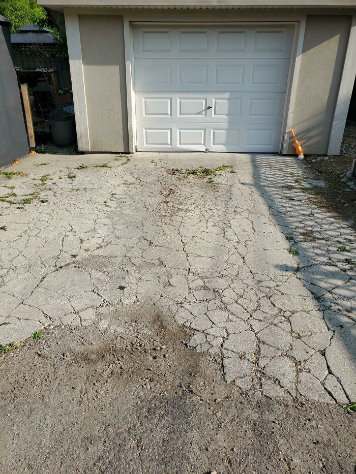 Can This Concrete Pad Be Repaired?