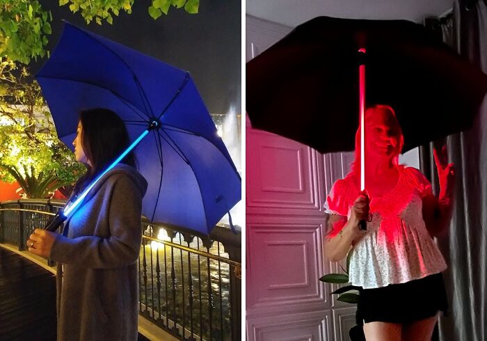 Galactic Showers: Gift A Bestkee Umbrella With Color-Changing Magic!