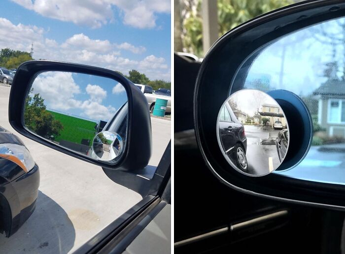 Say Goodbye To Nervous Lane Changes With Ampper Blind Spot Mirror. Safety First, Folks!
