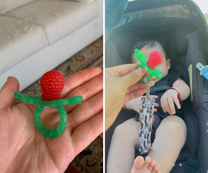 Berry Sweet Relief: Silicone Teething Toys By Razbaby For Little Ones!