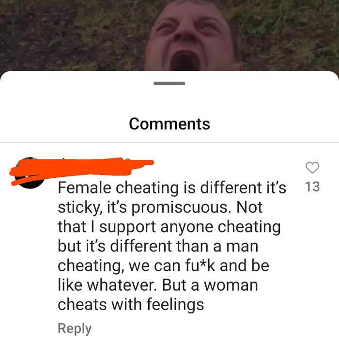 "Females Cheating Is Different" 