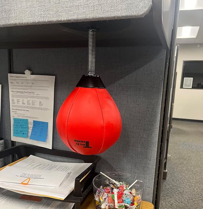 It's Not Procrastination, It's Preparation With The Desktop Punching Bag