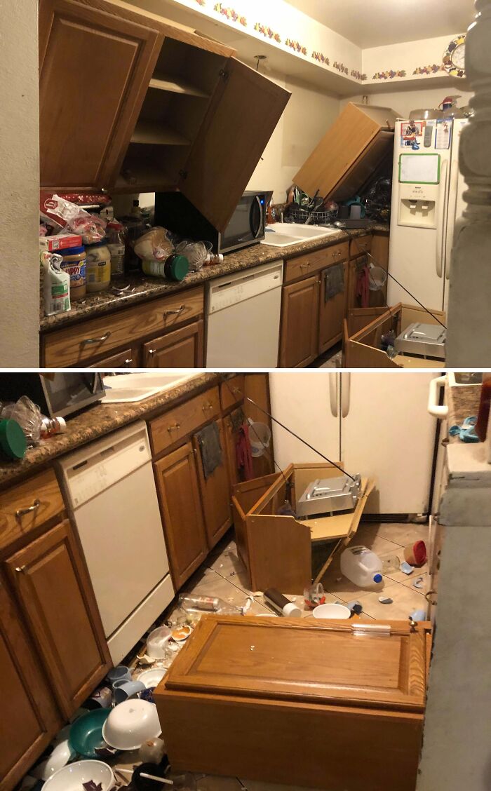 Kitchen Cabinets Suddenly Collapse. Who Do I Call For This? Is It Worth DIY?