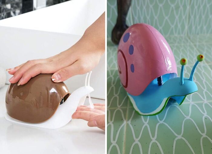 Slime-Free Suds: This Snail Soap Dispenser Brings Fun To Sanitizing!