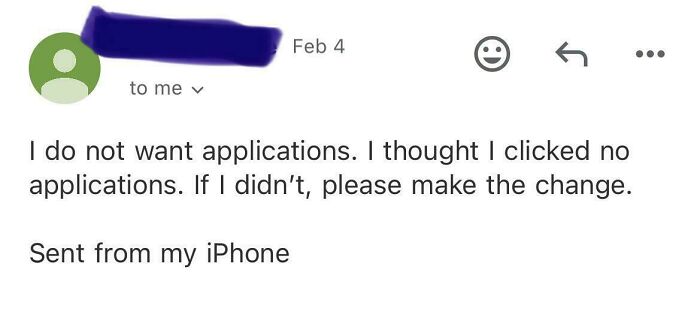 Strangest "Rejection" Email I've Received. I Am Not The Sysadmin Lol
